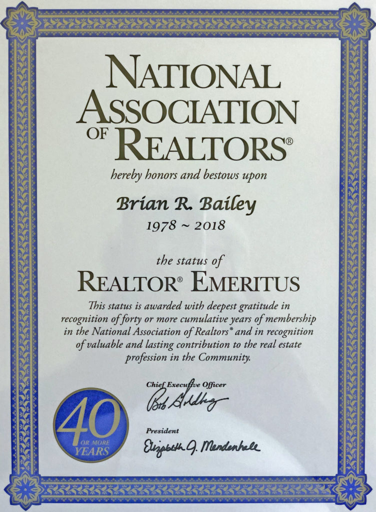 Brian Bailey Realtor Emeritus! Central Coast Investments Blog